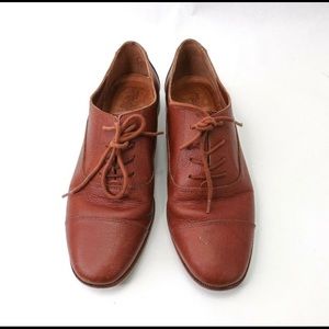 Madewell Women's Clare Oxford Shoes Leather Lace Up